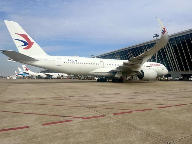 東航使用寬體客機A350-900執飛“上海-開羅”。受訪者供圖