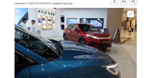 外媒：销量创历史新高 中国新能源汽车可能让欧洲望尘莫及