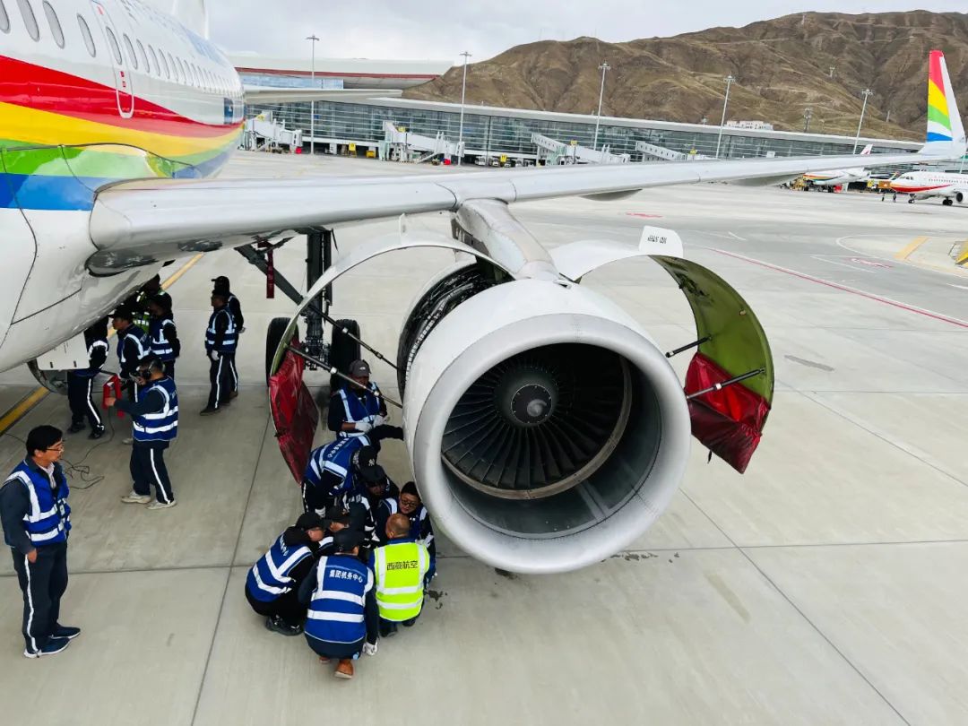 机务中心开展A319飞机定检工作