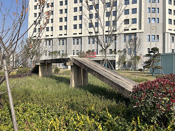 龙华医院航头院区内的长春桥。