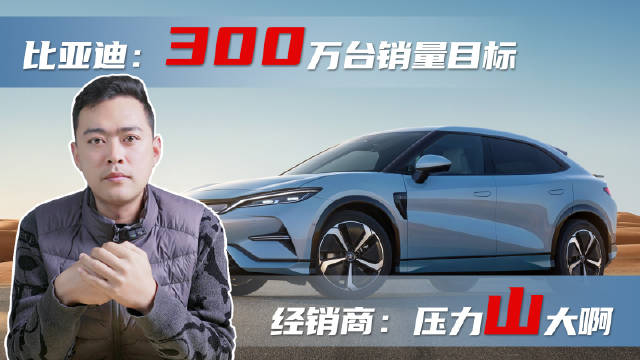 比亚迪年初定下的300万台的销量目标有没有完成？