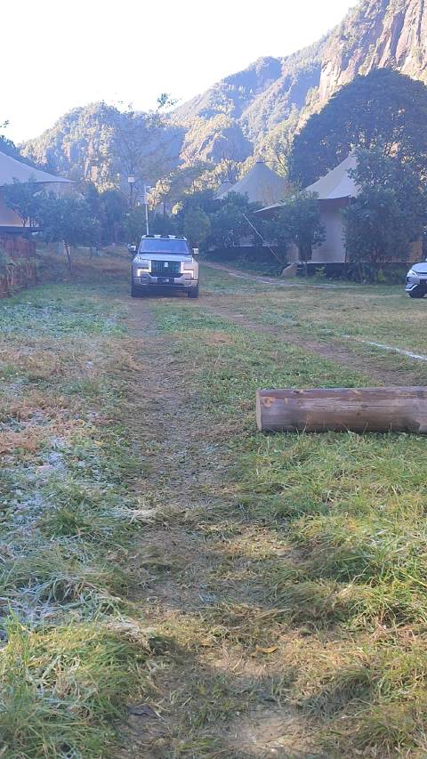 现场实拍：比亚迪仰望U8预瞄越障功能