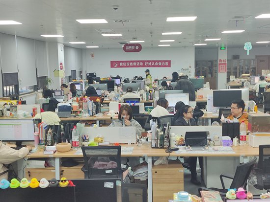網紅企業的辦公場景。楊琳/攝