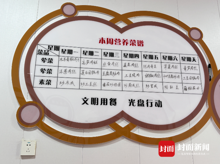 文翁社区助餐点菜谱
