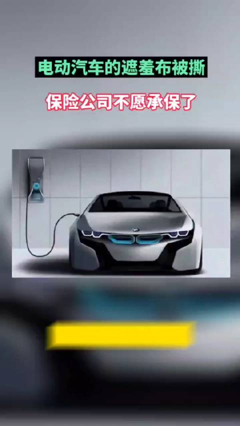 电动汽车的遮羞布又被撕，保险公司不愿承保了