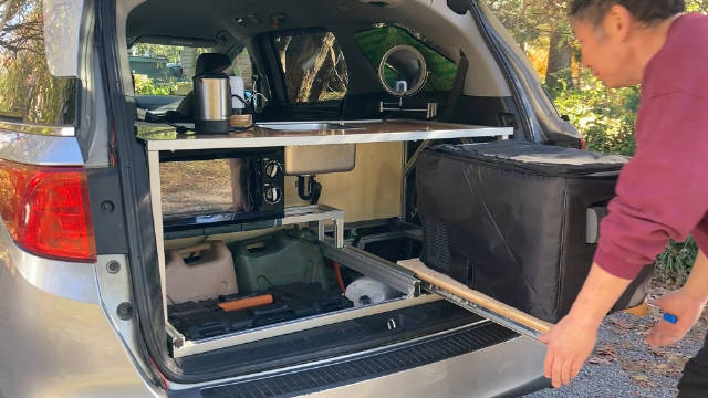 美版本田奥德赛改造的露营车，你也可以做到……