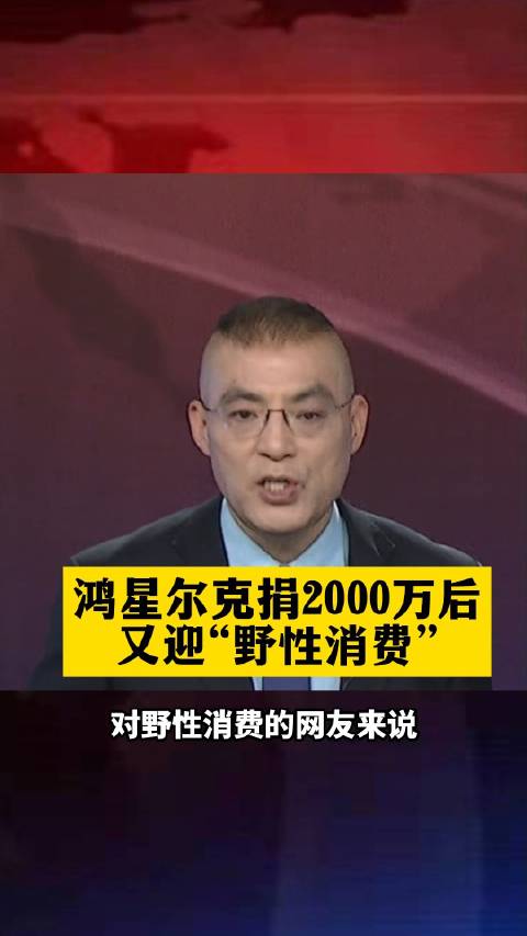 鸿星尔克捐2000万后又迎“野性”消费