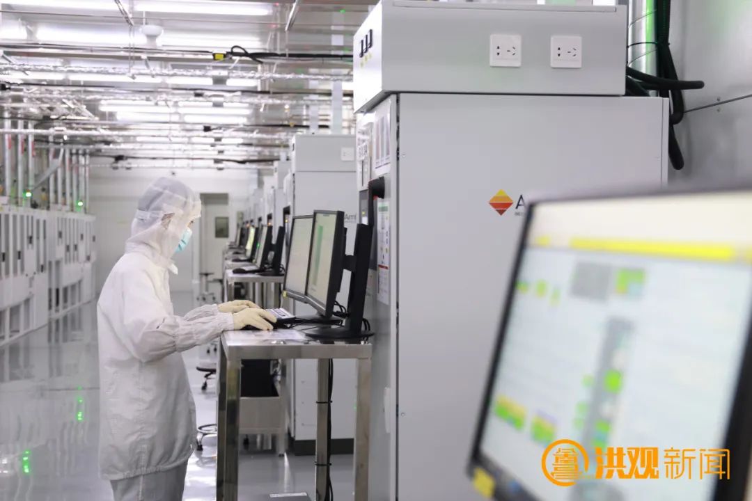 江西兆驰半导体公司生产车间