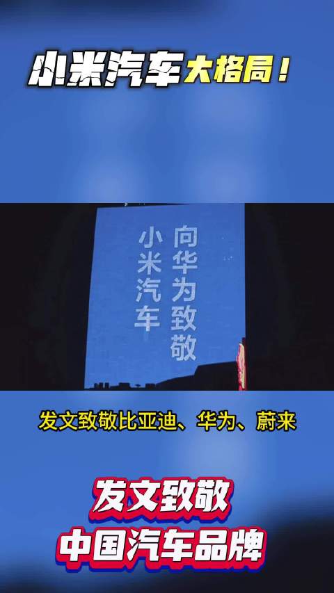 不得不说，雷军这波格局太大了！