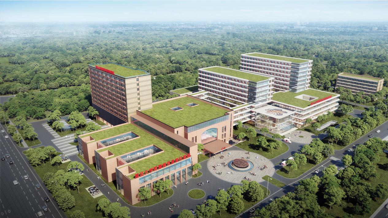 复旦大学附属眼耳鼻喉科医院浦江院区二期效果图。 医院 供图