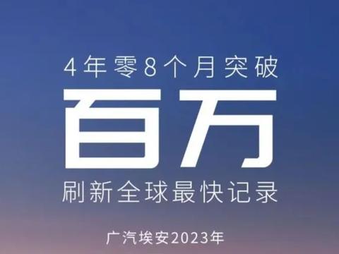同比增长77%，广汽埃安2023年销超48万辆
