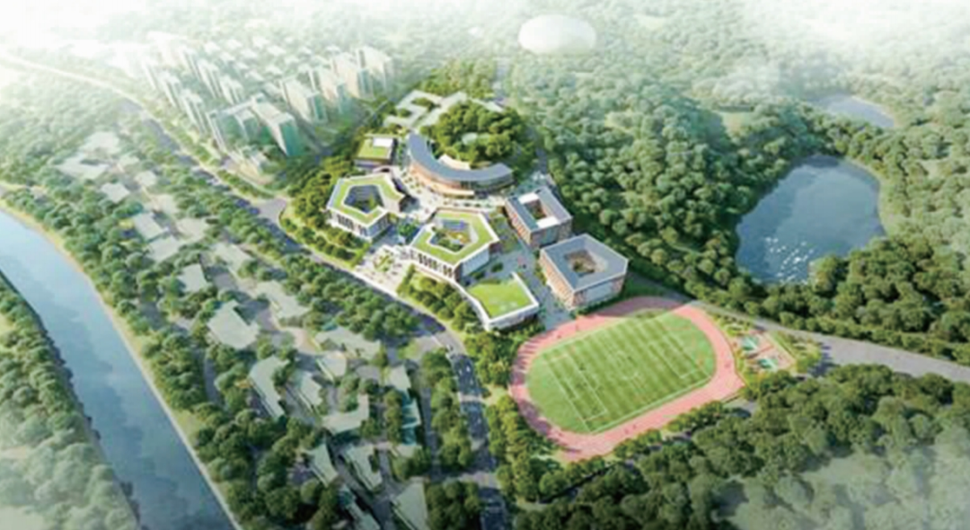 安宁温泉山谷片区配套学校设计效果图