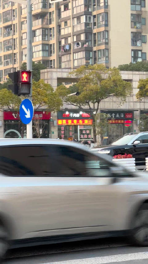 路上看到的一辆问界 M9……