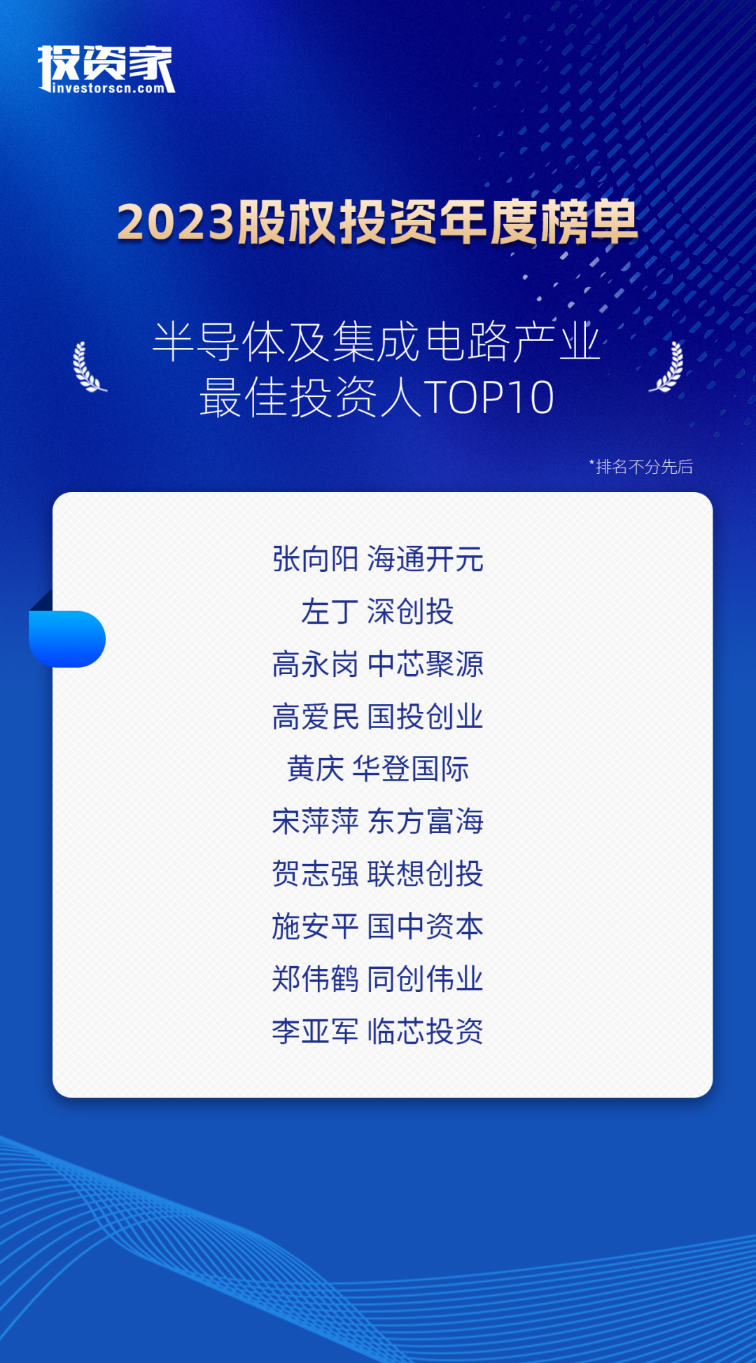 “投资家网·2023股权投资年度榜单”重磅发布