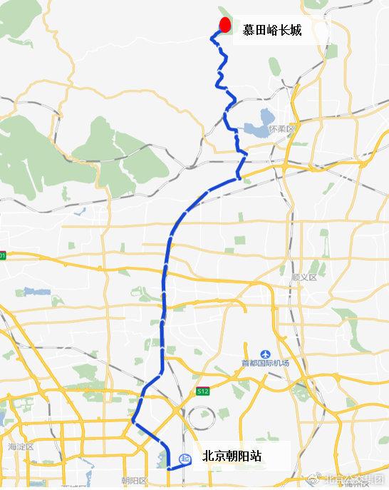 通游专线(旅游直通车)5路由示意图