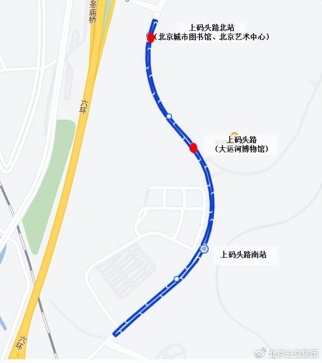三大建筑摆渡车路由示意图