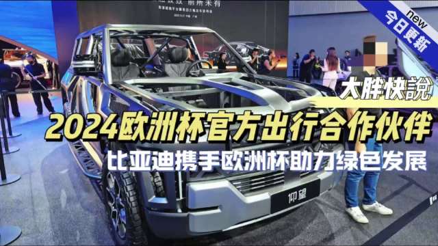 大胖快说|中国新能源第一品牌携手欧洲杯助力绿色发展