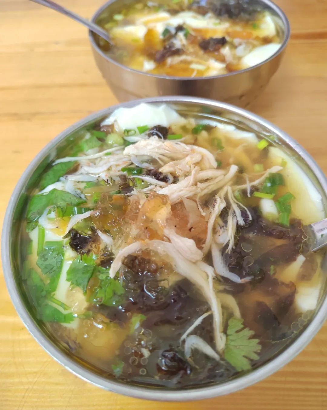 新场古镇鸡汤豆花@荔枝包子