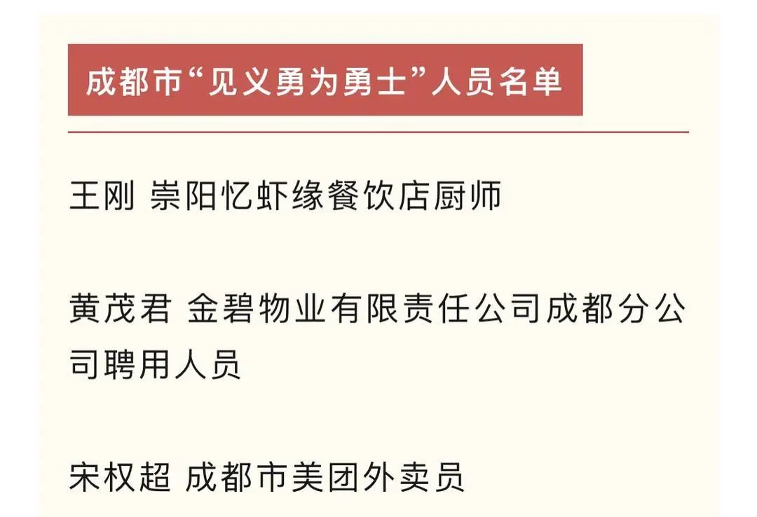 崇州狗咬人事件出手相助的清洁工人被授予“见义勇为”称号 本文图均为 封面新闻 图