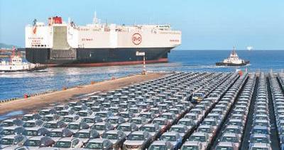 中国汽车出口有望跃升全球第一