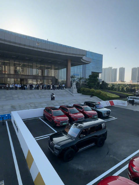 再来感受一下比亚迪仰望U8 的断头路泊车……