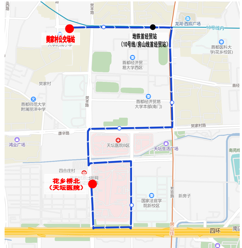 通医专线7路由示意图