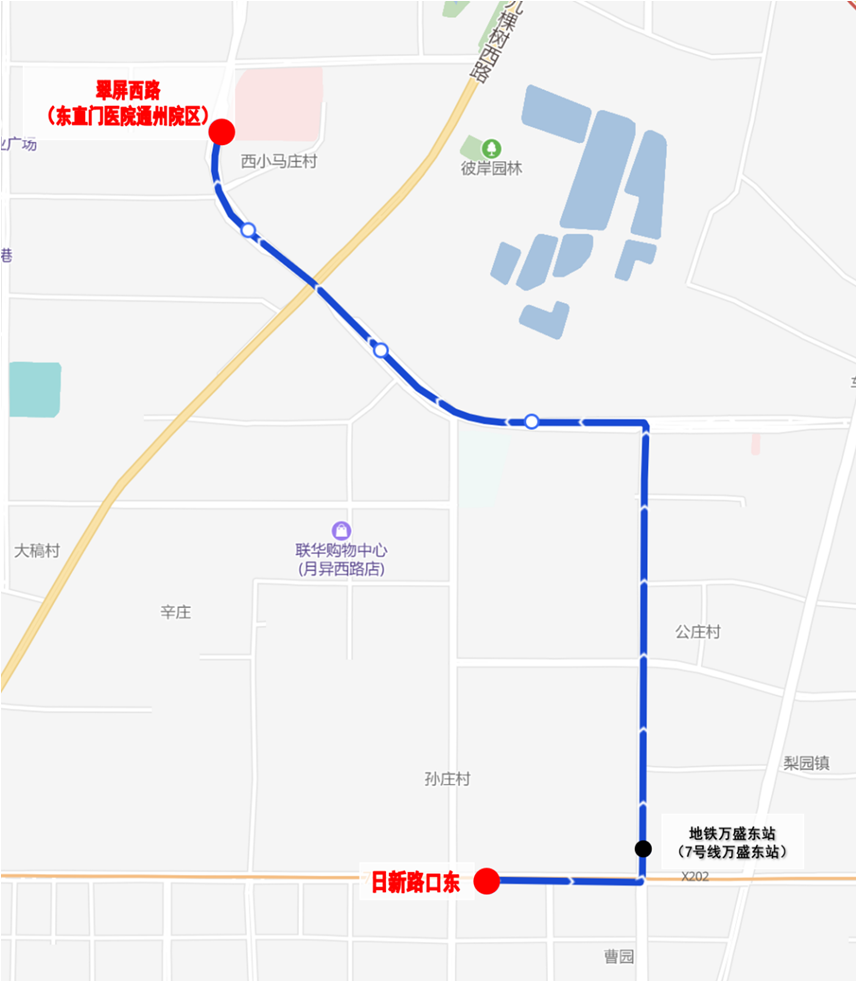 通医专线9路由示意图