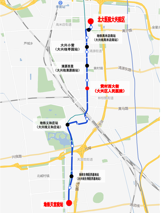 通医专线10路由示意图