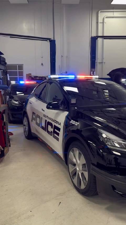 特斯拉版警车，GTA又有新素材了，太哇塞了