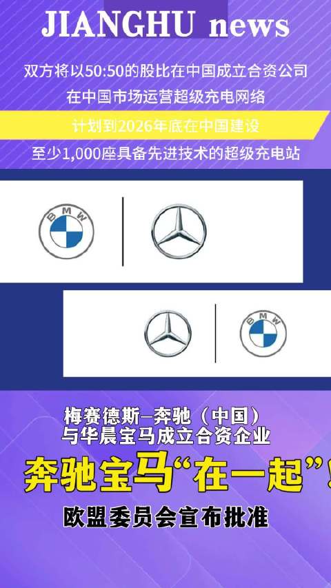 双方将以50:50的股比在中国成立合资公司……