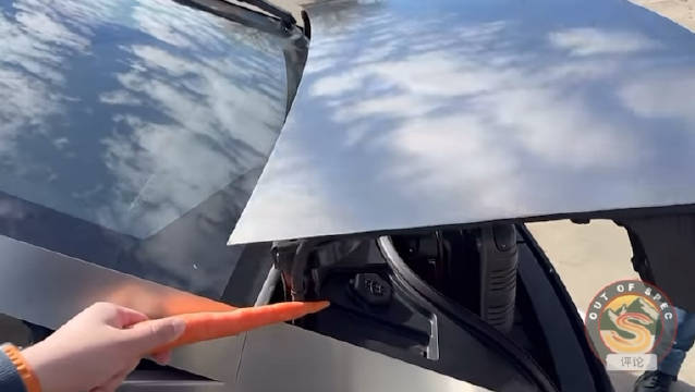 Cybertruck前备箱没有防夹传感器……