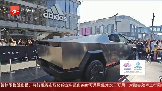 杭州排长队参观特斯拉Cybertruck