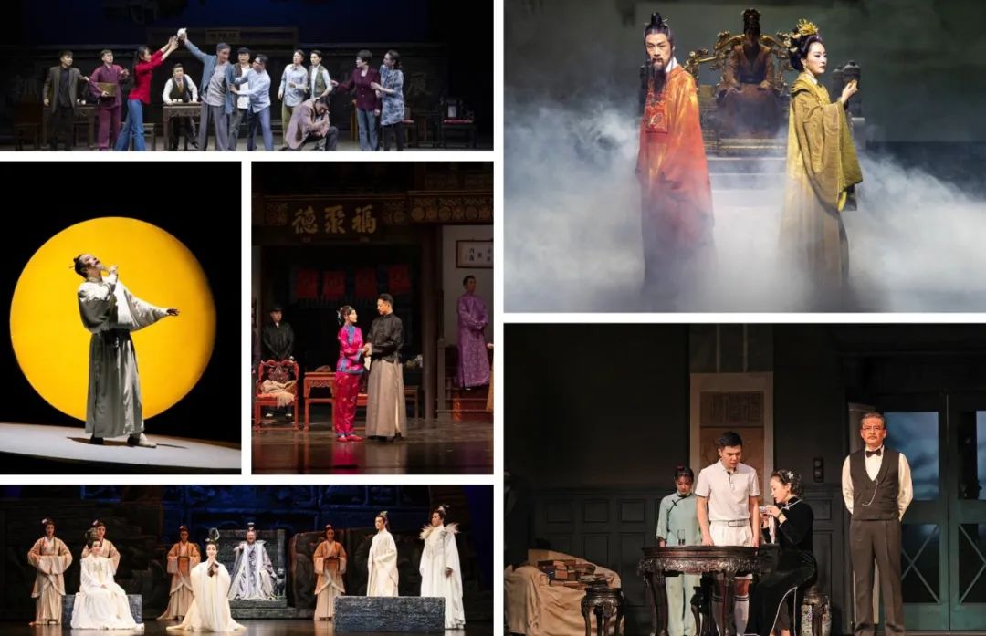 《李白》、经典版《雷雨》、《天之骄子》、《天下第一楼》等演出剧照
