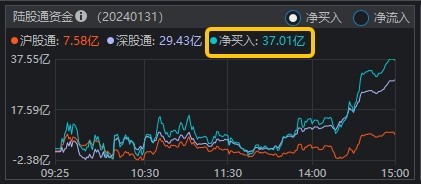 月线六连阴，北向资金尾盘加仓A股，银行ETF(512800)攻守结合，笑傲1月行情，业绩炸裂，宁王“单骑救主”