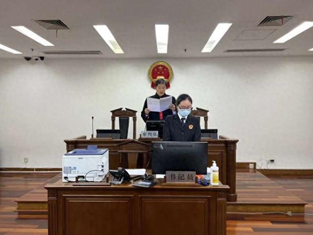 图为法院宣判现场。松江法院供图。