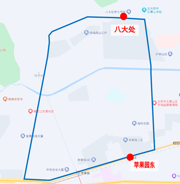 通游新春专线11(景区)路由示意图