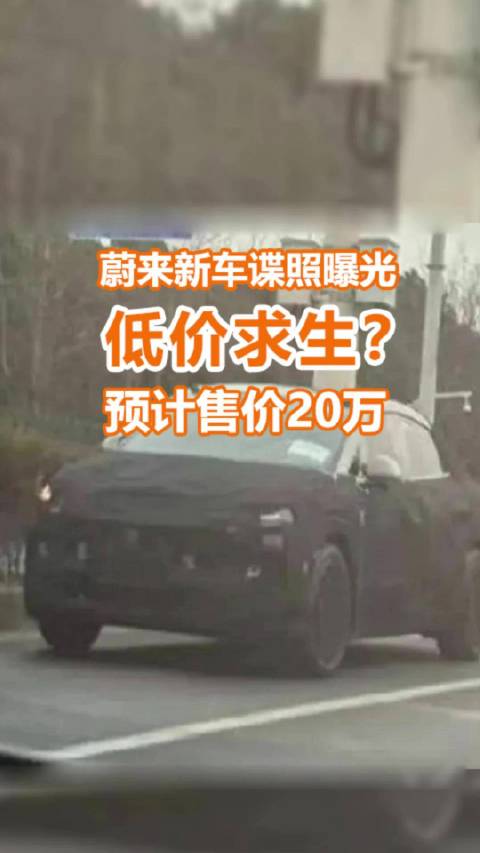 网曝蔚来第二品牌新车或售20万，低价求生？