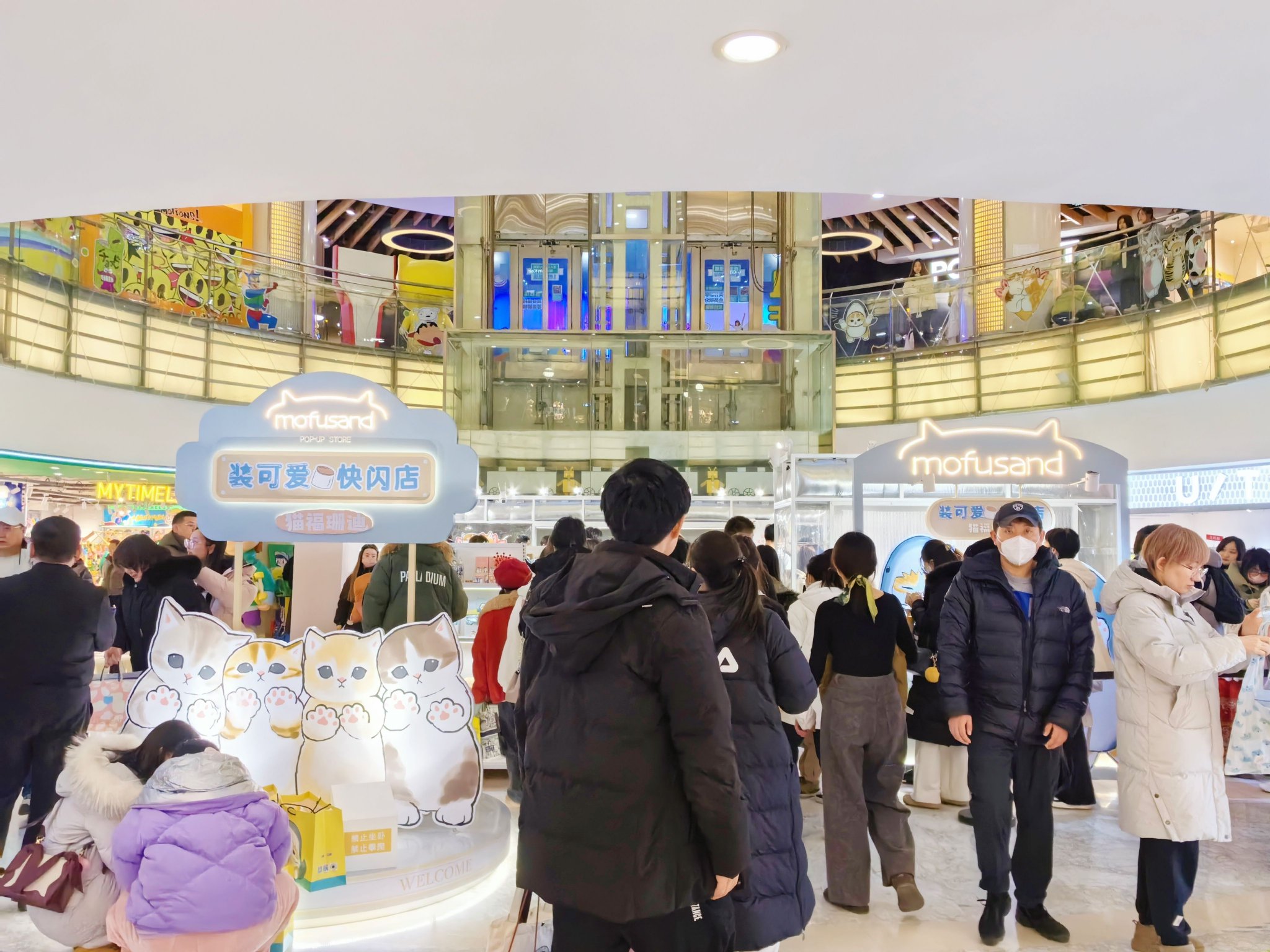 貓福珊迪「裝」可愛快閃店已在北京西單大悅城B1層開幕。新京報記者 鄭明珠 攝