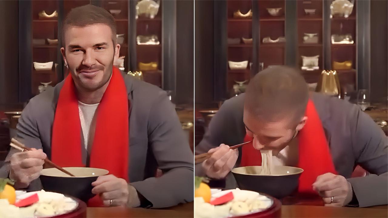 贝克汉姆发视频用中文拜年