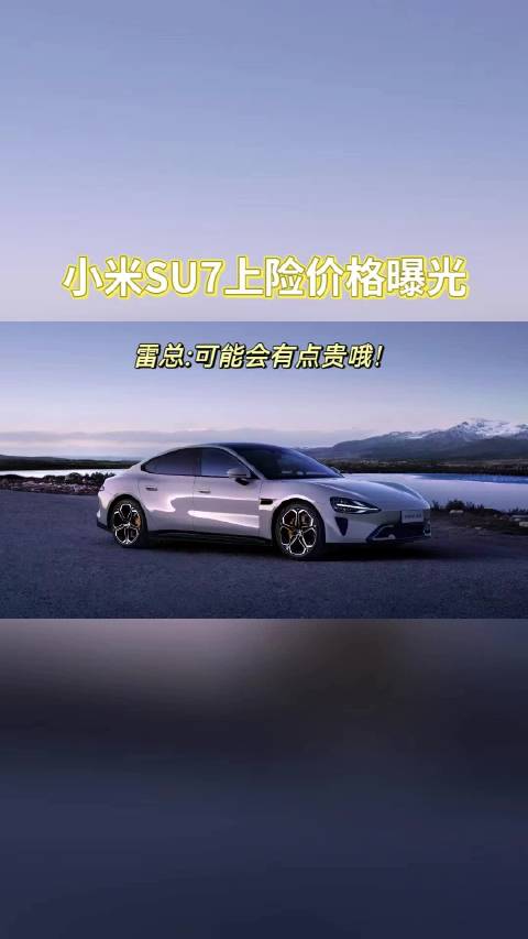 此前，小米汽车首款车型SU7上险价格浮出水面……