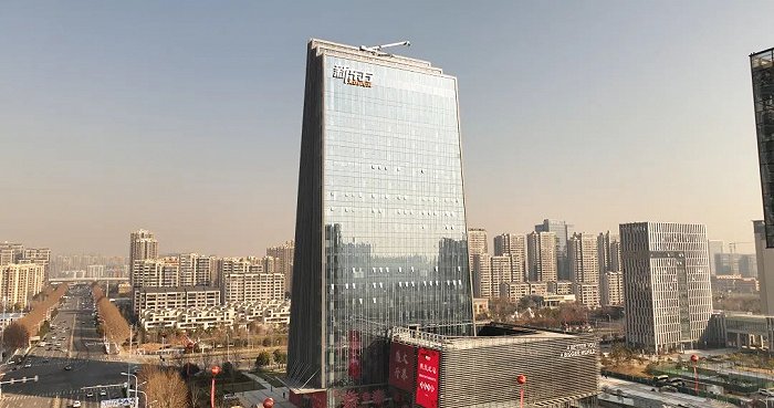 新东方安徽总部航拍图。全媒体记者 王浩 摄