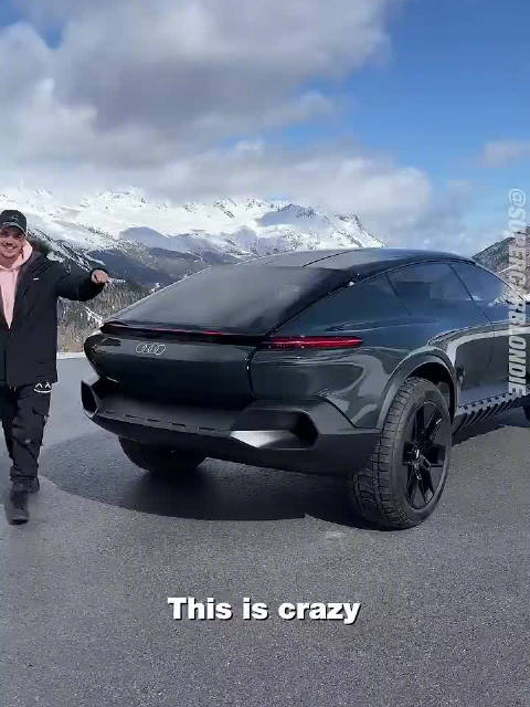 奥迪Activesphere概念车，内藏方向盘亮了！