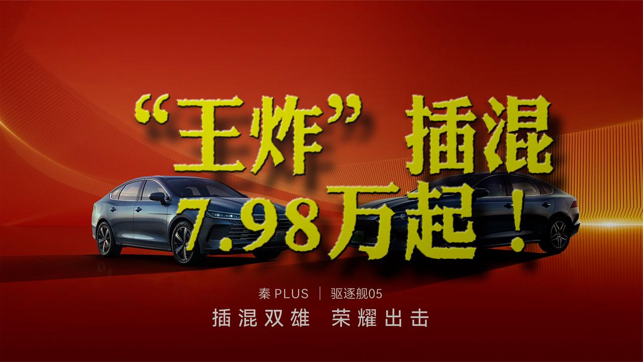 比亚迪双雄出击！“王炸”插混7.98万起，可油可电