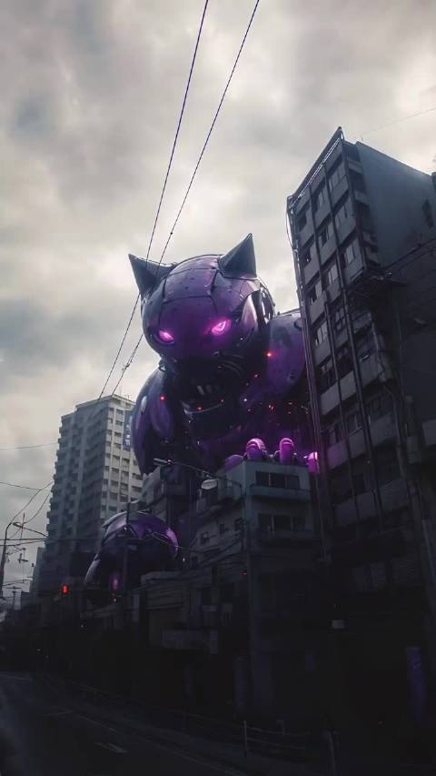 AI 生成 - 新世纪猫猫战士 （tiktok：m0m0x.art）