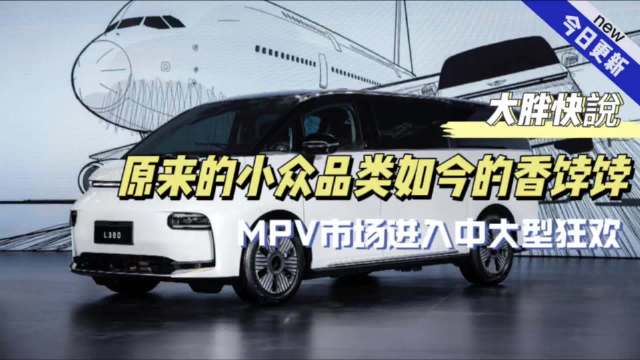 大胖快说|细分市场的新宠 中大MPV成为家庭主流……