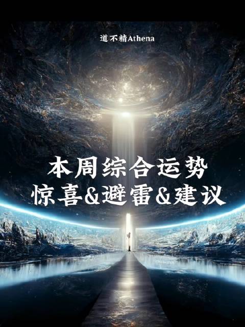 本周综合运势 惊喜&避雷&建议 时间轴放评论了 祝大家一周顺利！