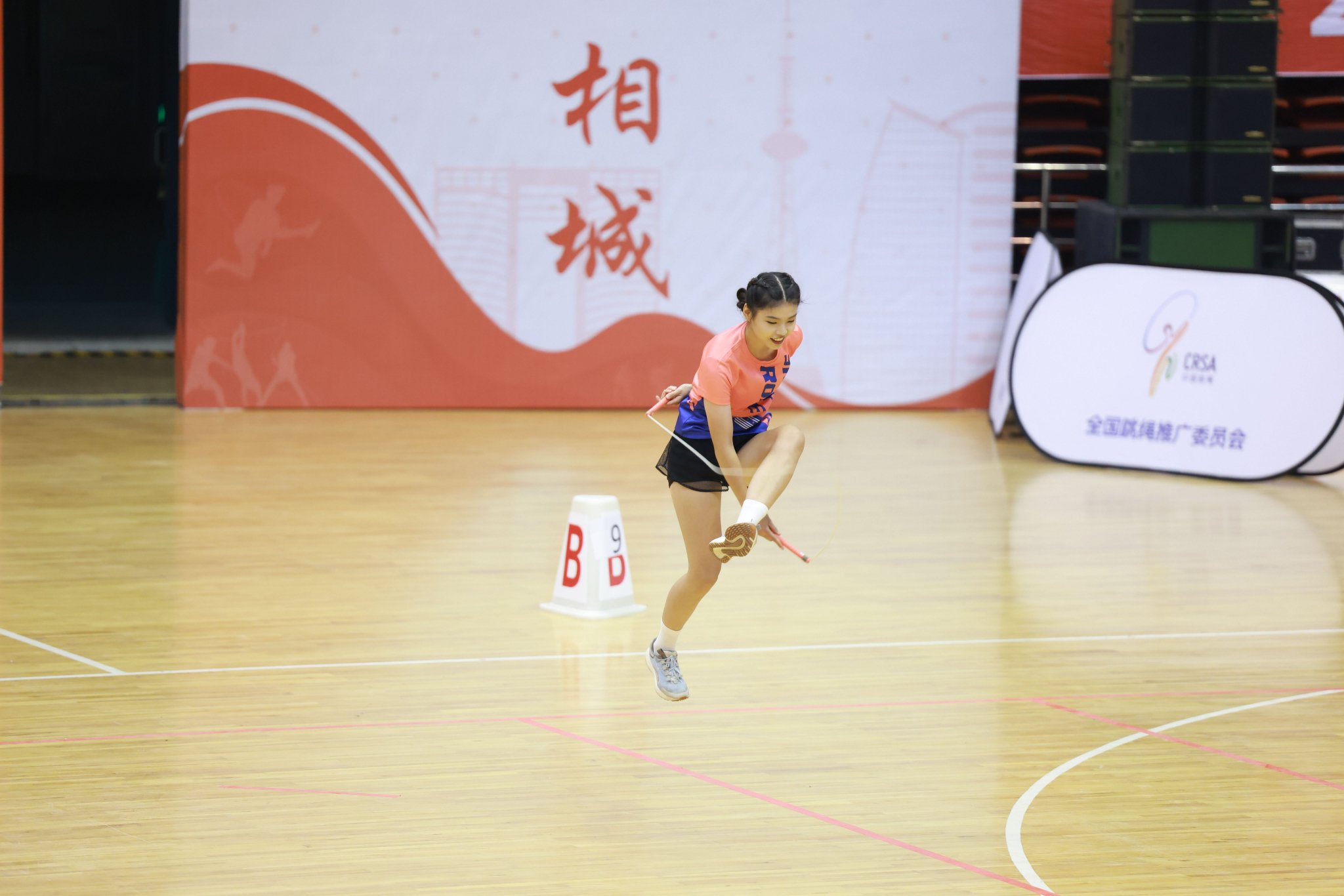 杜婷婷是中國首位獲得16歲以上女子組「世界跳繩大師」稱號的運動員。 受訪者供圖