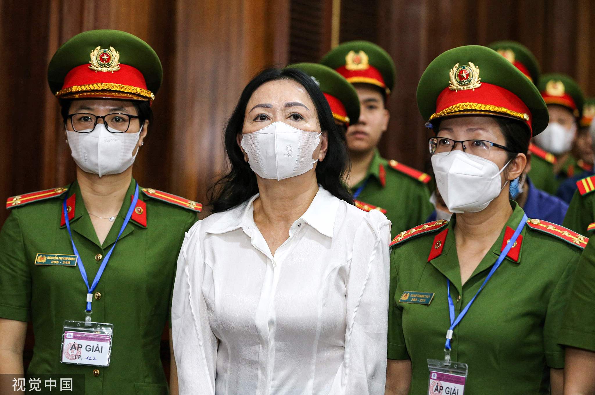 3月5日，越南女首富張美蘭在胡誌明市法院出庭受審 圖源：視覺中國