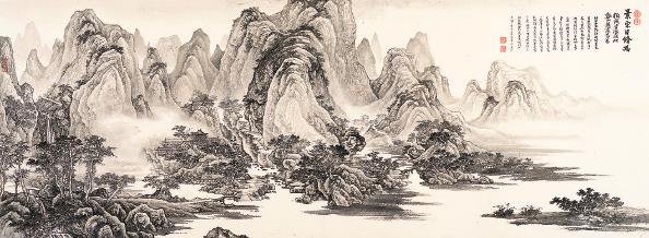 擬古山水