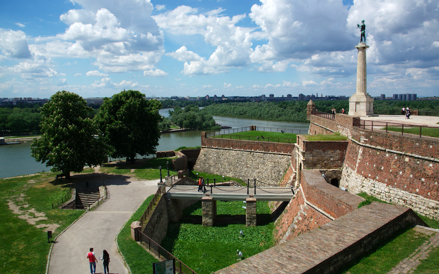 卡萊梅格丹城堡。圖/塞爾維亞國家旅遊局供圖
